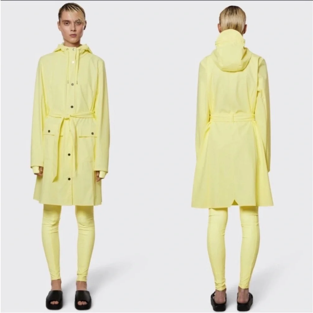 NWT RAINS Curve Women’s Jacket in the color Straw $140. - Picture 2 of 7
